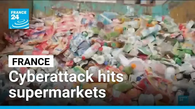 Hackertámadás miatt romlott meg élelmiszer francia szupermarketekben