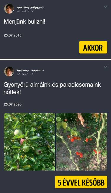 Ahogy néhány ember élete is.