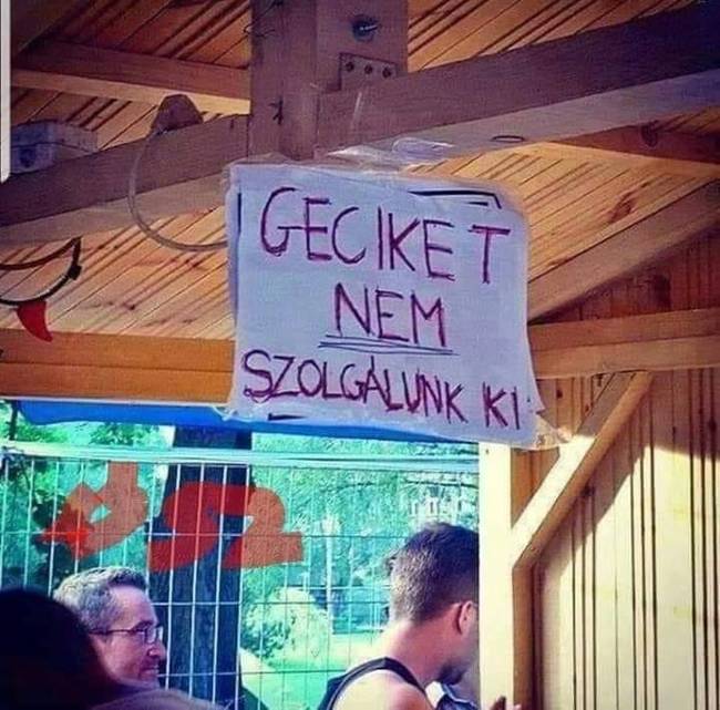 Sajnáljuk, a szabály, az szabály: