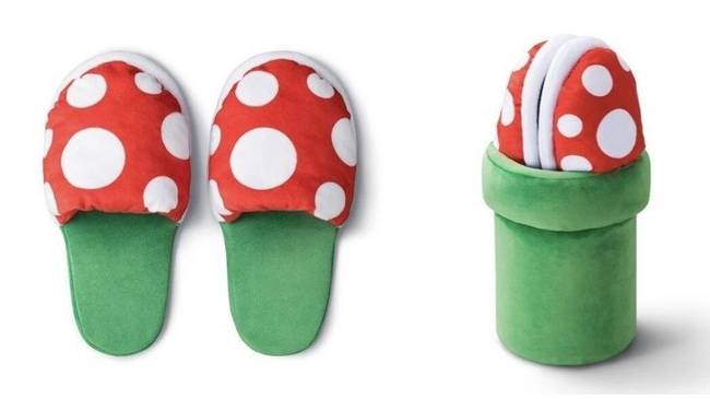 Ha ezeket a papucsokat összerakjuk, egy Super Mario Bros növényt kapunk.