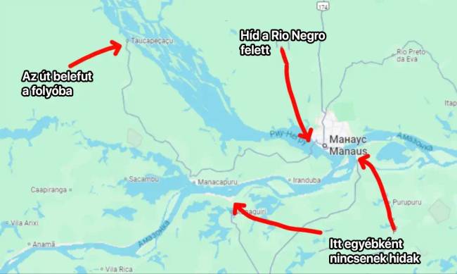 Miért nincs híd az Amazonason, a világ legnagyobb folyóján?