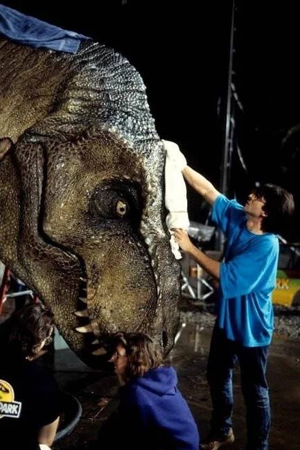 A "Jurassic Park" kulisszái mögött.