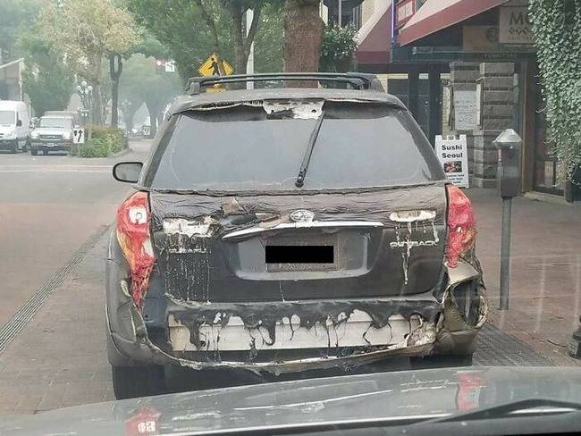Éppen csak megúszta a közeli erdőtüzeket.