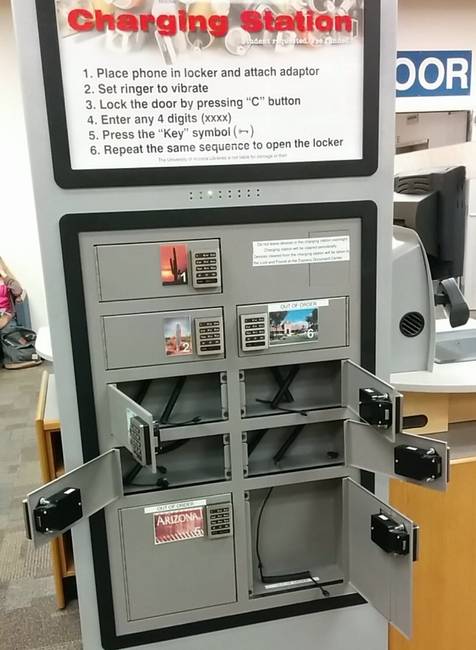 „Az egyetememen van egy töltőállomás, ahol bárki lezárva töltheti a telefonját."