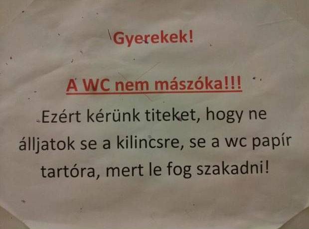 Fura gyerkőcök járhatnak ide…