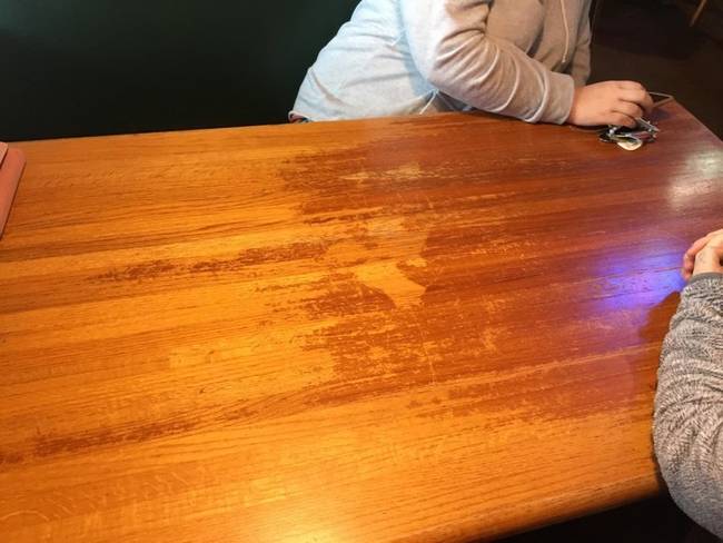 Szemmel látható, hogy az asztal melyik oldalát preferálják inkább az egymással szemben ülő párok.