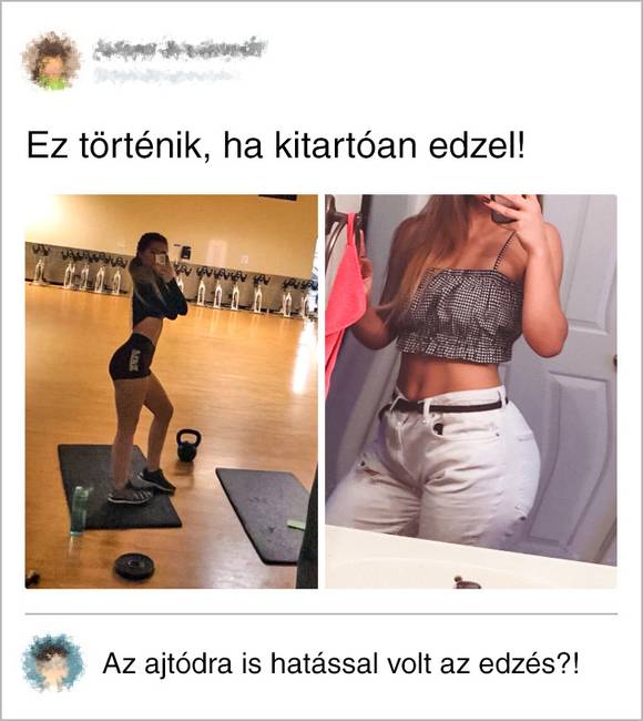 A kitartó edzés mindig meghozza gyümölcsét, épp úgy, ahogy a Photoshop tanfolyam is... :P