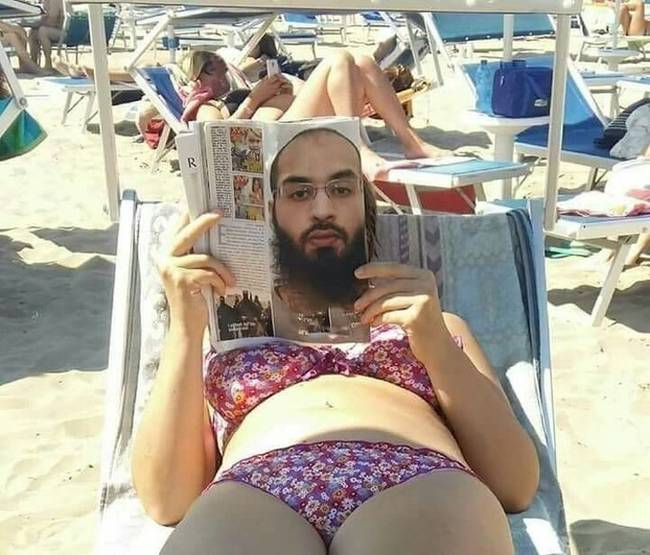 Ez is egy módja, ha le akarjuk rázni a pasikat a strandon.
