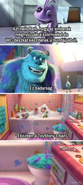 Végezetül pedig egy kis morbid humor, amolyan 'Pixar-stílusban':