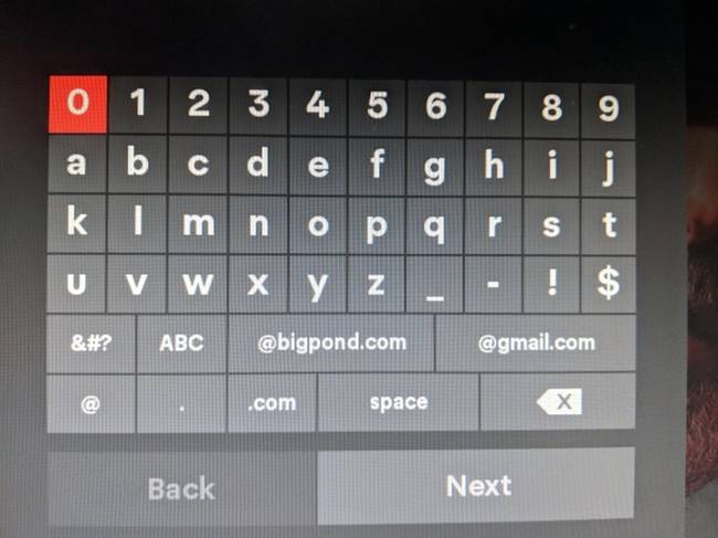 Egy alkalmazás, amely nem használja a megszokott Qwerty billentyűzetet.