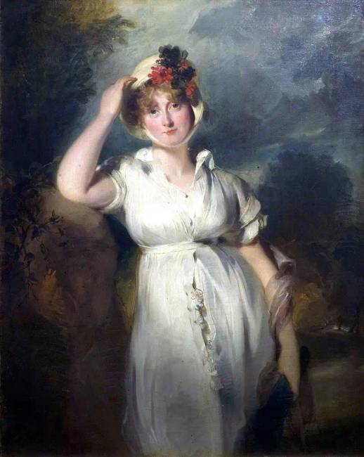 Karolina T. Lawrence festményén