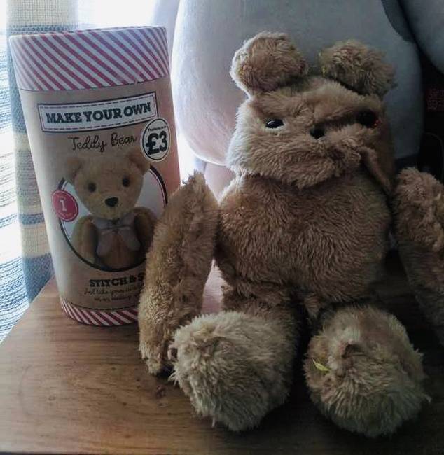 „Nem volt elég tömőanyag a "csináld magad medvéhez", amit vettem."
