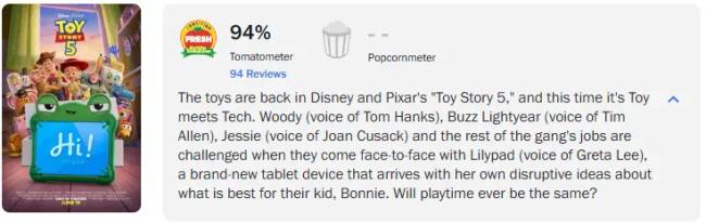 Kiváló pillanat a búcsúra: 94%-on nyitott a Toy Story 5 a Rotten Tomatoes-on