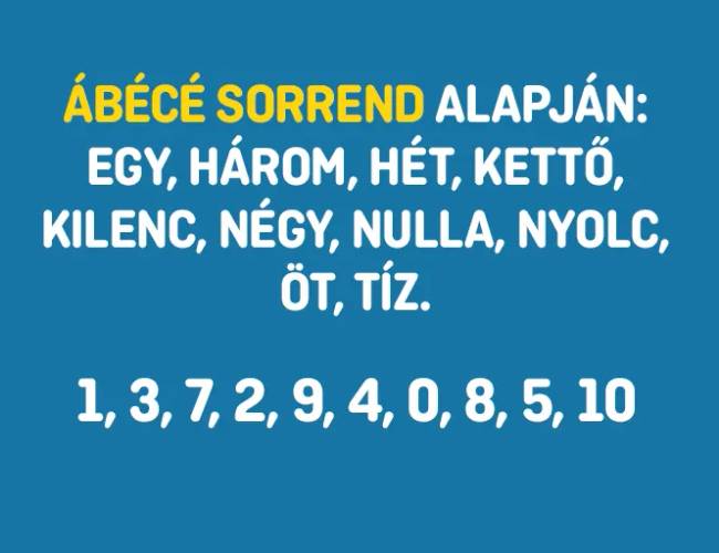 Számok rendezése1