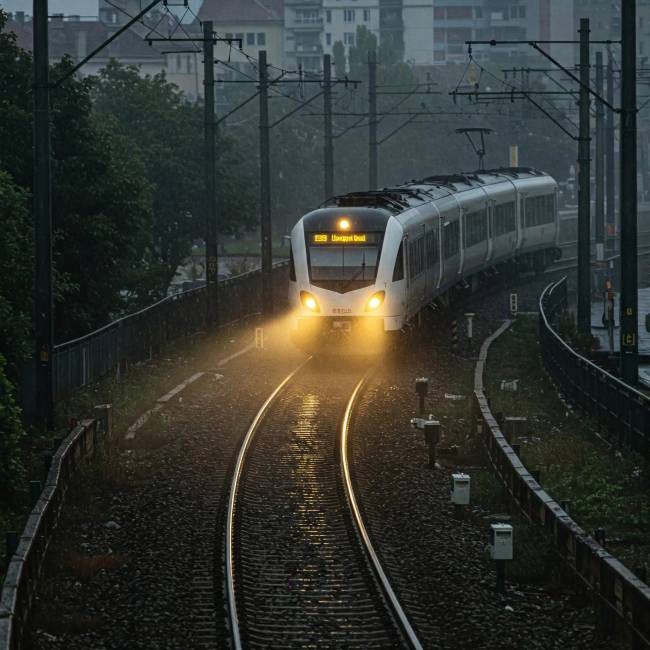 Hogy tud felmenni egy vonat az emelkedőn még esőben is?