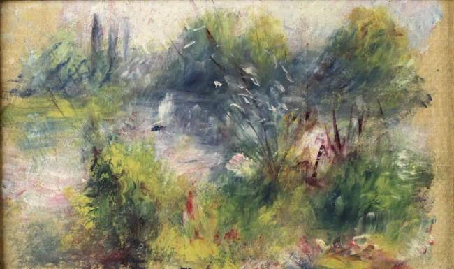 Pierre-Auguste Renoir, "Táj a Szajna partján"