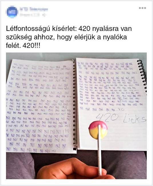 Valakinek ezt kis ki kellett próbálni.