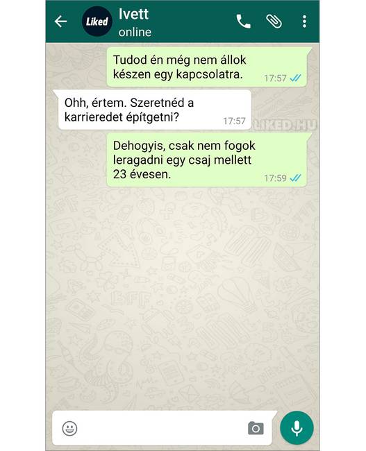 És huss, a rózsaszín felhő szertefoszlott.