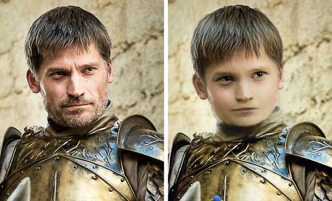 Jaime Lannister még babaként is meglehetősen sármos.