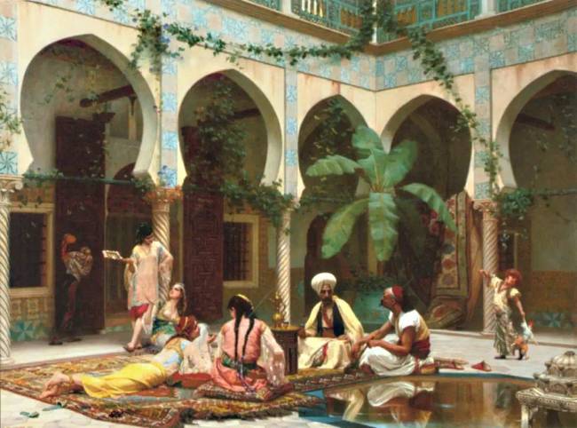 Gustave Boulanger, "A palota háreme".