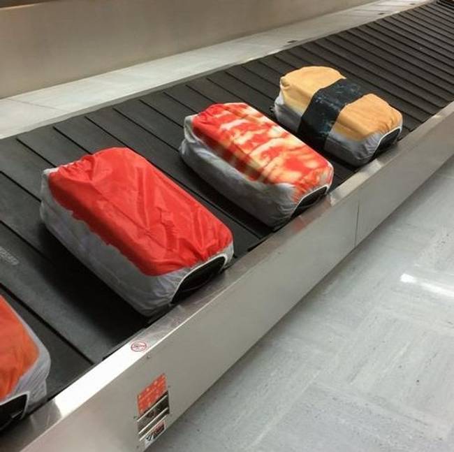 Ezektől a sushi alakú bőröndöktől megéhezik az ember!