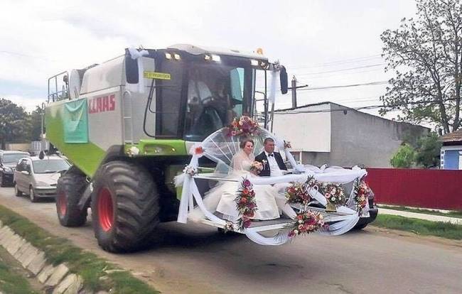 Orosz esküvői menet.