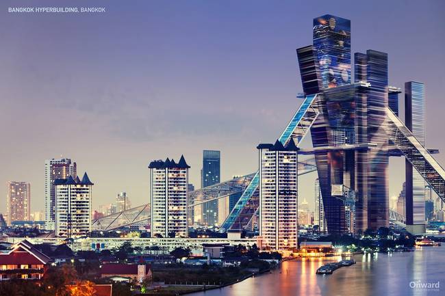Hyperbuilding felhőkarcoló, Bangkok