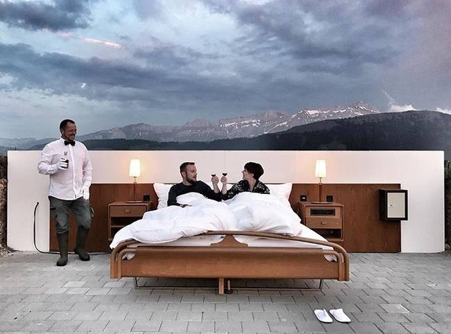 Hotel a csillagos ég alatt.