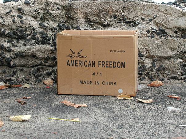 Már az amerikai szabadság is Kínában készül.
