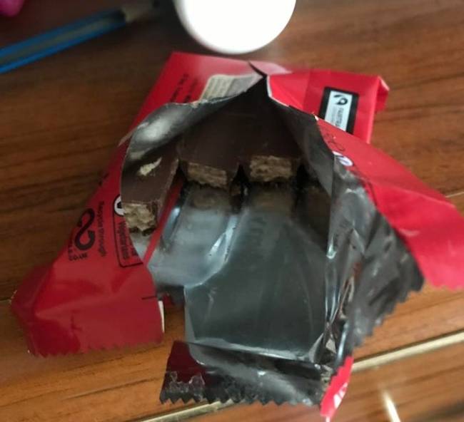„A feleségem meghagyta nekem a KitKat felét."