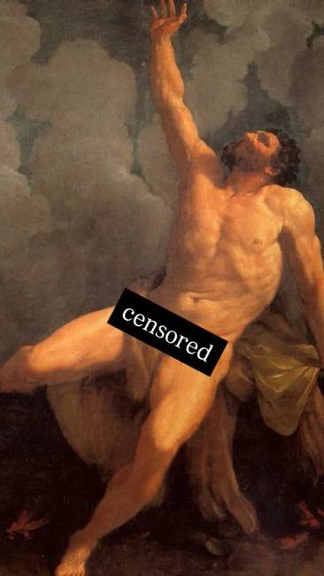 Guido Reni: Herkules felgyújtása az Oita-hegyen.