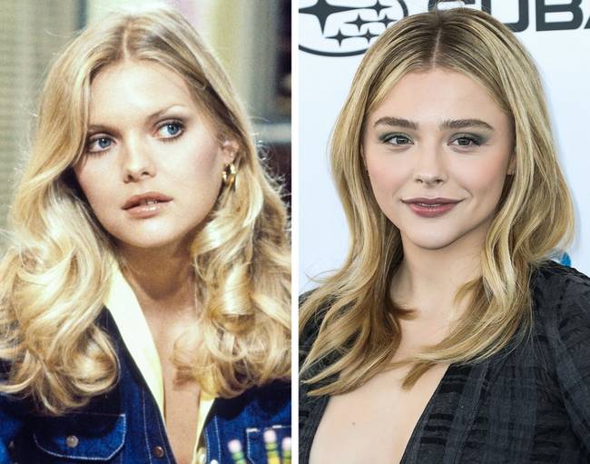 Michelle Pfeiffer és Chloë Grace Moretz, 22 évesen
