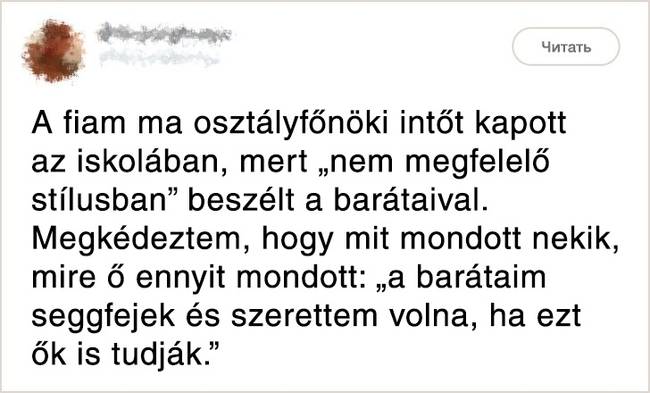 Csak a jó szándék vezérelte.