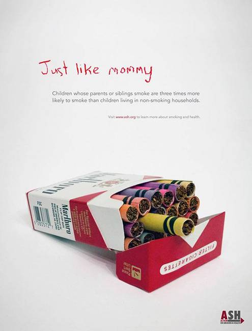 „Csak, mint az anya…” – a gyerekek, akinek a szülei dohányoznak, háromszor nagyobb eséllyel szoknak rá a cigarettára.