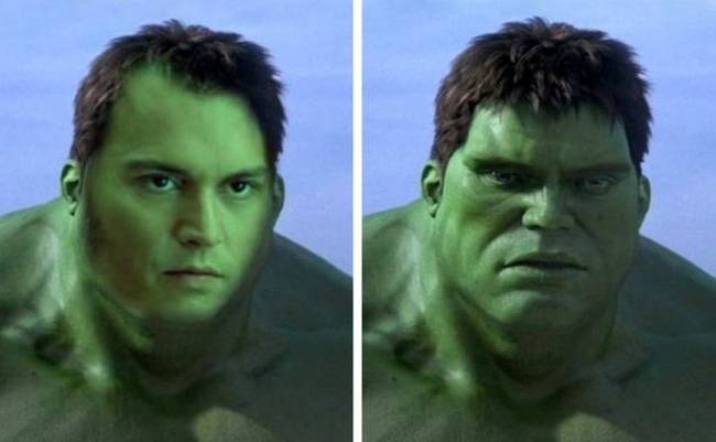 Johnny Depp lett volna Hulk.