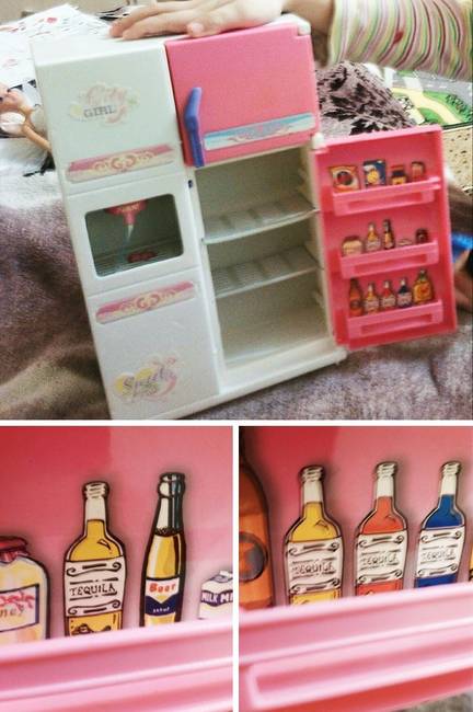 „Vettünk egy játék hűtőszekrényt a kislányunknak, melynek mint kiderült: a belseje tömény alkohollal van töltve."