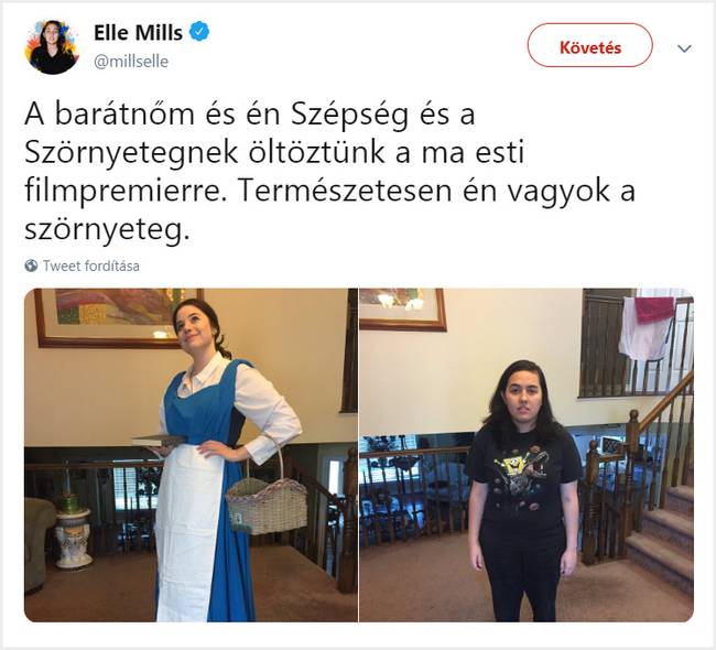 „Még csak jelmez sem kellett."