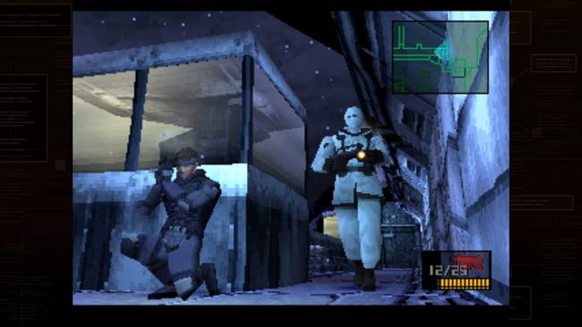 Játékmenet-képernyőkép a Metal Gear Solid: Master Collection című játékból.