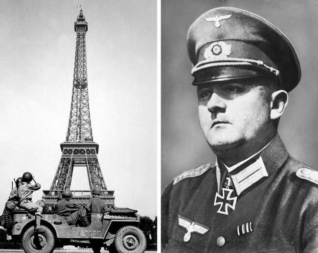 Egy német tábornok nem engedelmeskedett Hitler parancsának, mivel őrültségnek tartotta azt, és ezért leállította Párizs tönkretételét.