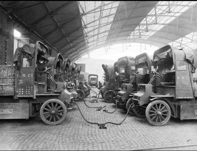 Elektromos autók 1907-ben.