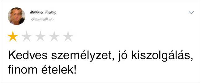 Akkor miért csak egy csillagot kapott?