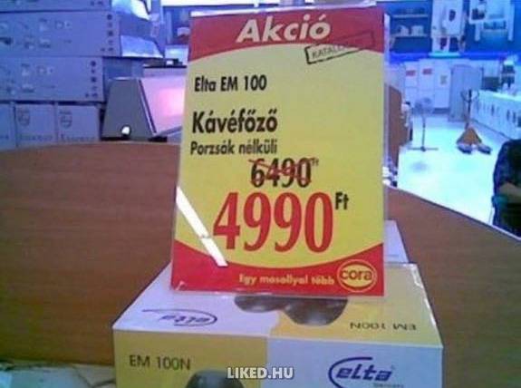 Mióta vágytunk már egy jó porzsák nélküli kávéfőzőre... :D