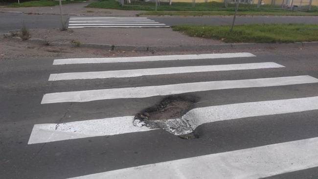 Oda már nem jutott aszfalt, de azért így sem olyan rossz.