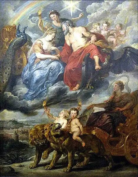 Medici Mária és Henrik találkozása. Rubens