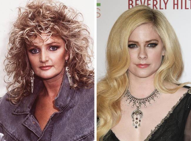 Bonnie Tyler és Avril Lavigne, 35 évesen