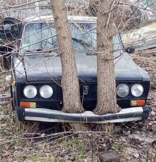 Úgy tűnik, hogy ez az autó örökre itt marad.