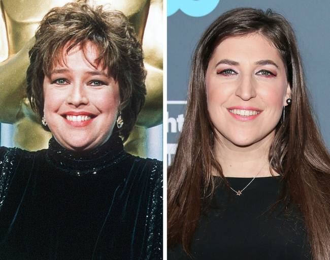 Kathy Bates és Mayim Bialik, 43 évesen