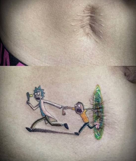 Rick és Morty készen állnak a kalandra.