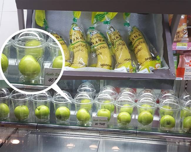 Szintén egy thaiföldi szupermarketben elcsípett gyöngyszem.