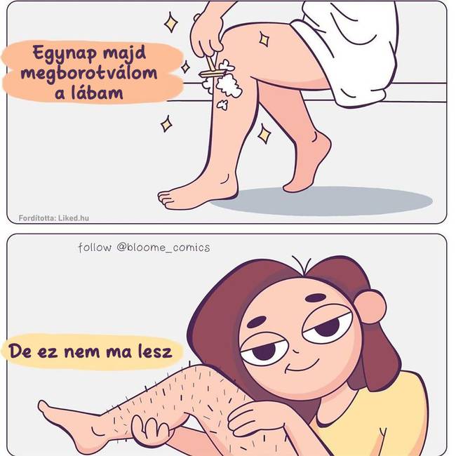 Egy tehetséges művész megmutatja, hogyan néz ki a karanténba zárt nők napi rutinja